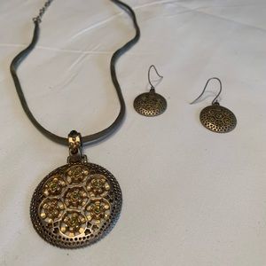 Bronze Trendy Jewelry Set